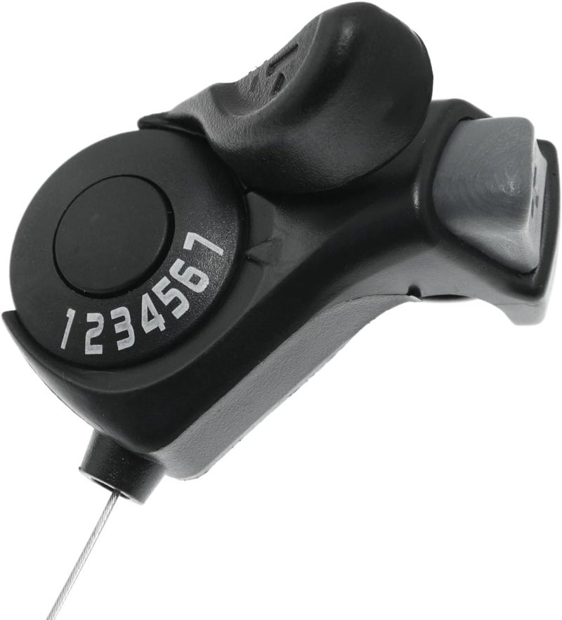 Maxmoral Bicycle Shifters Single Pair Outdoor Mountain Bike Right Thumb 7 Speed Shifter TX 30 Shifter Bicycle Front & Rear Shift Paddle Shifters for Electric Folding Bike - Image 2